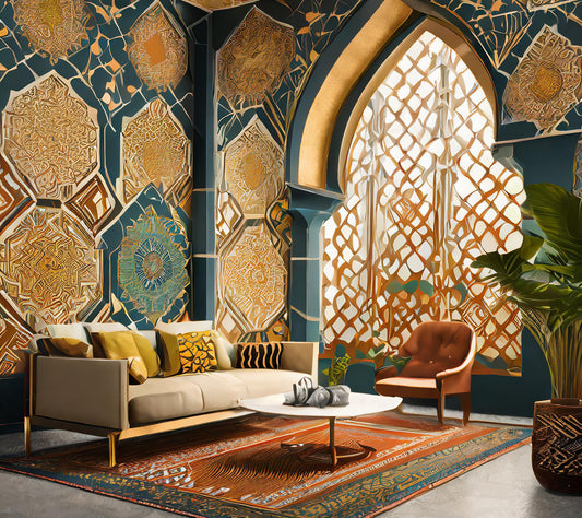 Wallpaper Moroccan Patchwork