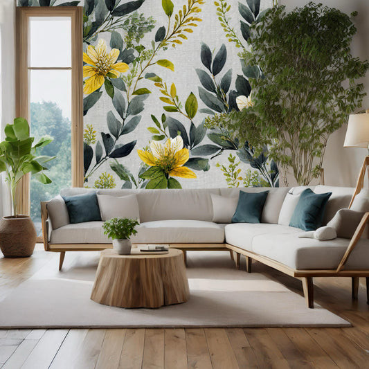 Wallpaper Sunlit Foliage