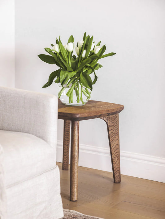 Royal Oak Side Table in Natura