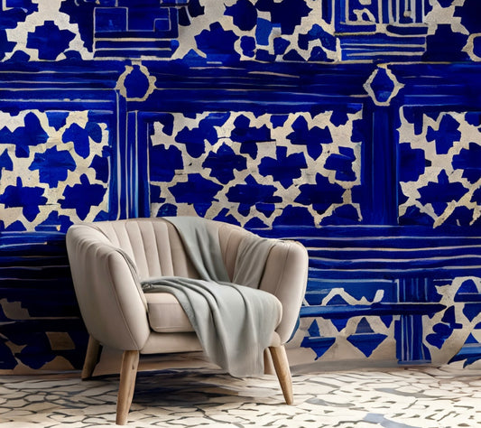 Wallpaper Moroccan Ivory and Ink