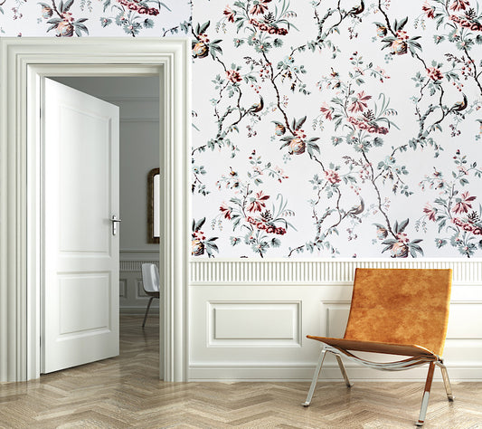 Wallpaper detailed floral