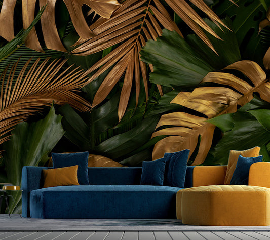 Wallpaper Golden Palm